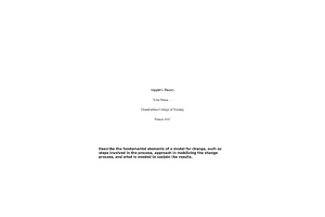 NR 504 Week 6 Discussion Question - Lippitt's Phases of Change Theory →