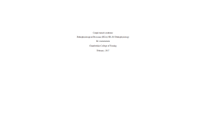 NR 283 Unit 6 Assignment; Pathophysiological Processes (RUA); Carpal Tunnel Syndrome