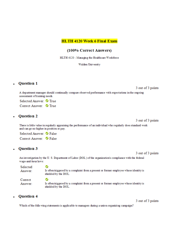 HLTH 4120 Week 6 Final Exam: All Correct)