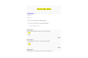 NURS 6052 Module 2 (Weeks 2-3) Quiz; Is It Quantitative, Qualitative, or Mixed Methods