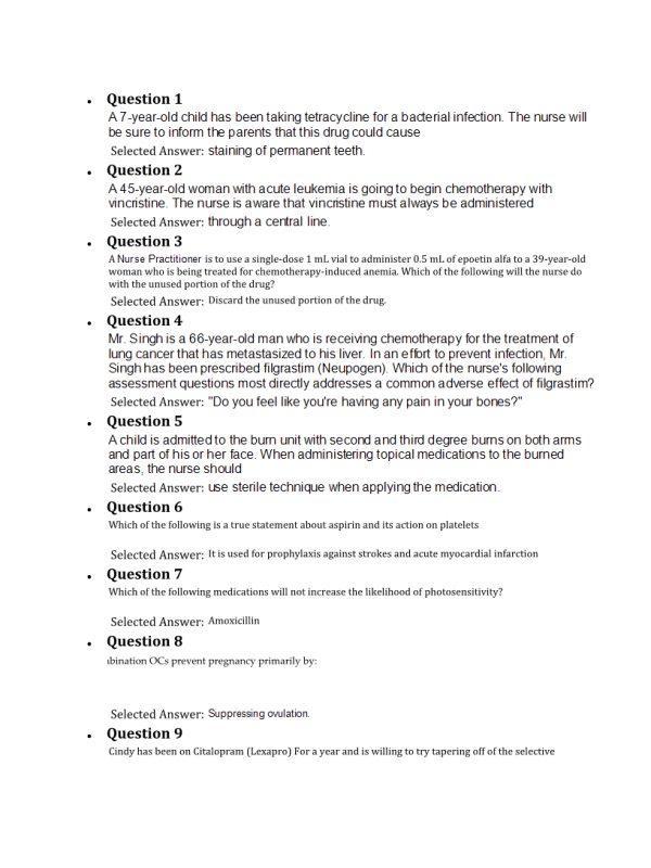 NURS 6521N-20, Week 11 Final Exam