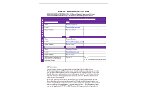 NRS 493 Topic 1 Assignment; Individual Success Plan (ISP)