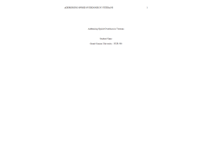 NUR 590 Topic 4 Assignment; Evidence-Based Practice Proposal - Section D; Change Model