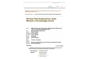 NRNP 6552 Week 5 Knowledge Check