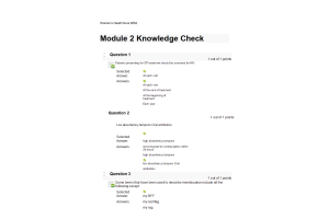 NRNP 6552 Week 5 Knowledge Check