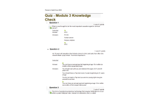 NRNP 6552 Week 8 Knowledge Check