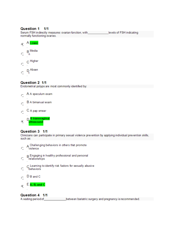 NRNP 6552 Week 6 MidtermFall Session