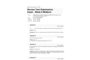 NRNP 6552 Week 6 Midterm