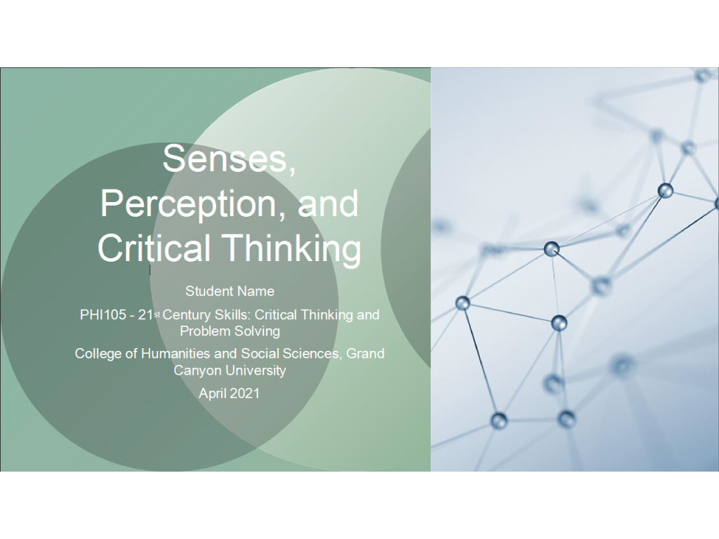 phi 105 critical thinking powerpoint