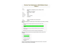 NRNP 6675 Week 6 Midterm Exam