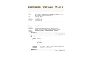 ACCT 1004S-1, Week 6 Final Exam