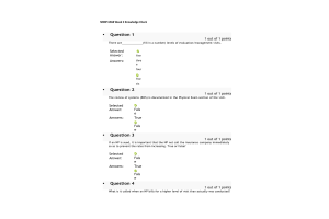 NRNP 6568 Week 2 Knowledge Check - Professional Practices (10 out of 10 Points)