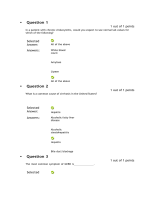 NRNP 6568 Week 5 Knowledge Check - Gastrointestinal and Renal Conditions (Score; 10 out of 10 Points)