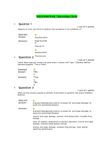 NRNP 6568 Week 7 Knowledge Check - Endocrine Conditions (10 out of 10 Points)