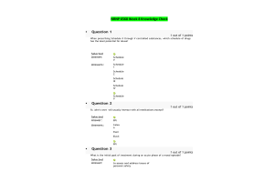 NRNP 6568 Week 8 Knowledge Check - Dermatological and Mental Health Conditions