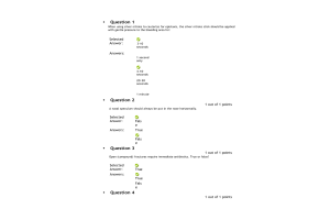 NRNP 6568 Week 8 Knowledge Check - Dermatological and Mental Health Conditions (10 out of 10 Points)