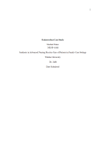 NRNP 6568 Week 9 Assignment; Diagnosing, and Treating Special Populations