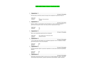 NURS 6003 Week 9 Quiz; Practicum Quiz (100 out of 100 Points)