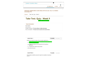 NURS 6003 Week 9 Quiz; Practicum Quiz (100 out of 100 Points)