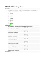 NRNP 6568 Week 8 Quiz - Knowledge Check (10 out of 10 Points)