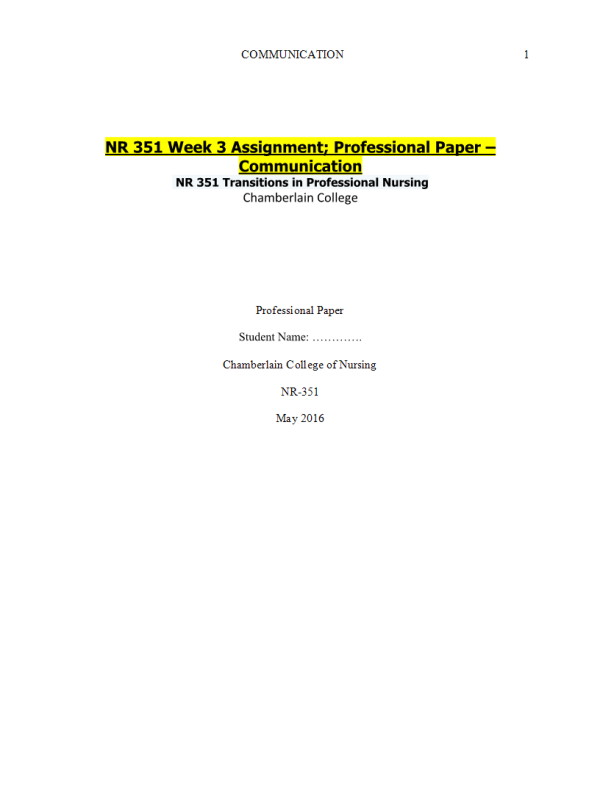 week 6 assignment professional paper (graded)