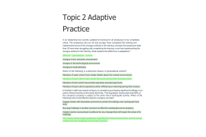 MGT 420 Topic 2 - Adaptive Practice