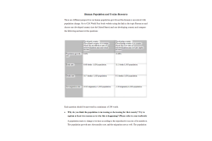 BIO 220 Topic 3 Assignment; Human Population and Toxins