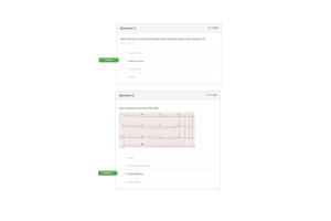 NRNP 6568 Week 4 Knowledge Check - Cardiac and Pulmonary Conditions