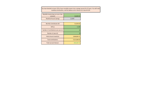 MAT 144 Topic 4 Major Assignment 2 - Online and TradOnline (Savings and Loan Analysis)