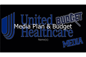 Media Plan and Budget