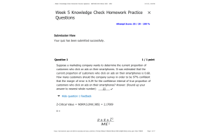 MATH302 Week 5 Knowledge Check Homework Practice Questions