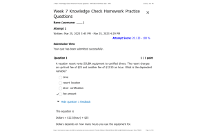 MATH302 Week 7 Knowledge Check Homework Practice Questions