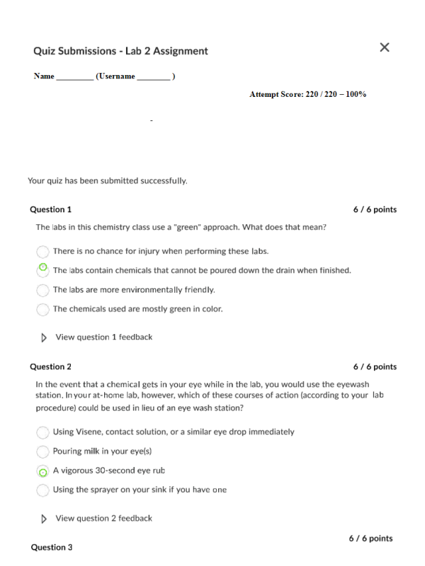 CHEM134 Week 2 Lab 2 Assignment