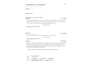 CHEM134 Week 6 Lab 6 Assignment