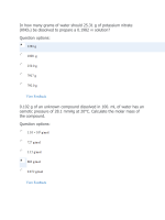 CHEM134 Week 8 Midterm