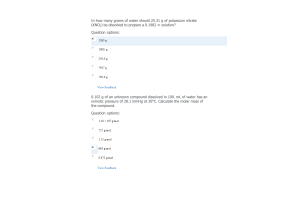 CHEM134 Week 8 Midterm