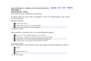 BIOL133 Week 3 Chapter 5 Study Questions