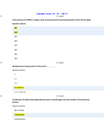 BIOL133 Week 9 Chapter 13 Study Questions