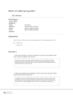 BIOL133 Week 11 Lab Assignment 7 - Meiosis; Exercise