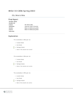 BIOL133 Week 13 Lab Assignment 8 - DNA & RNA; Exercise