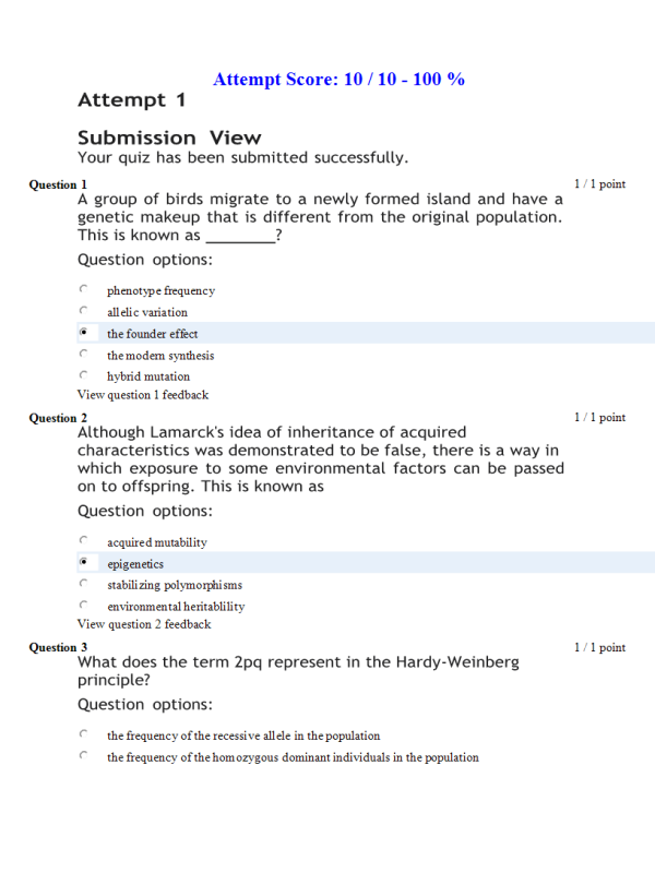 BIOL133 Week 15 Chapter 19 Study Questions