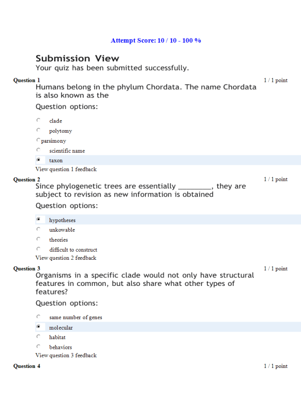 BIOL133 Week 16 Chapter 20 Study Questions